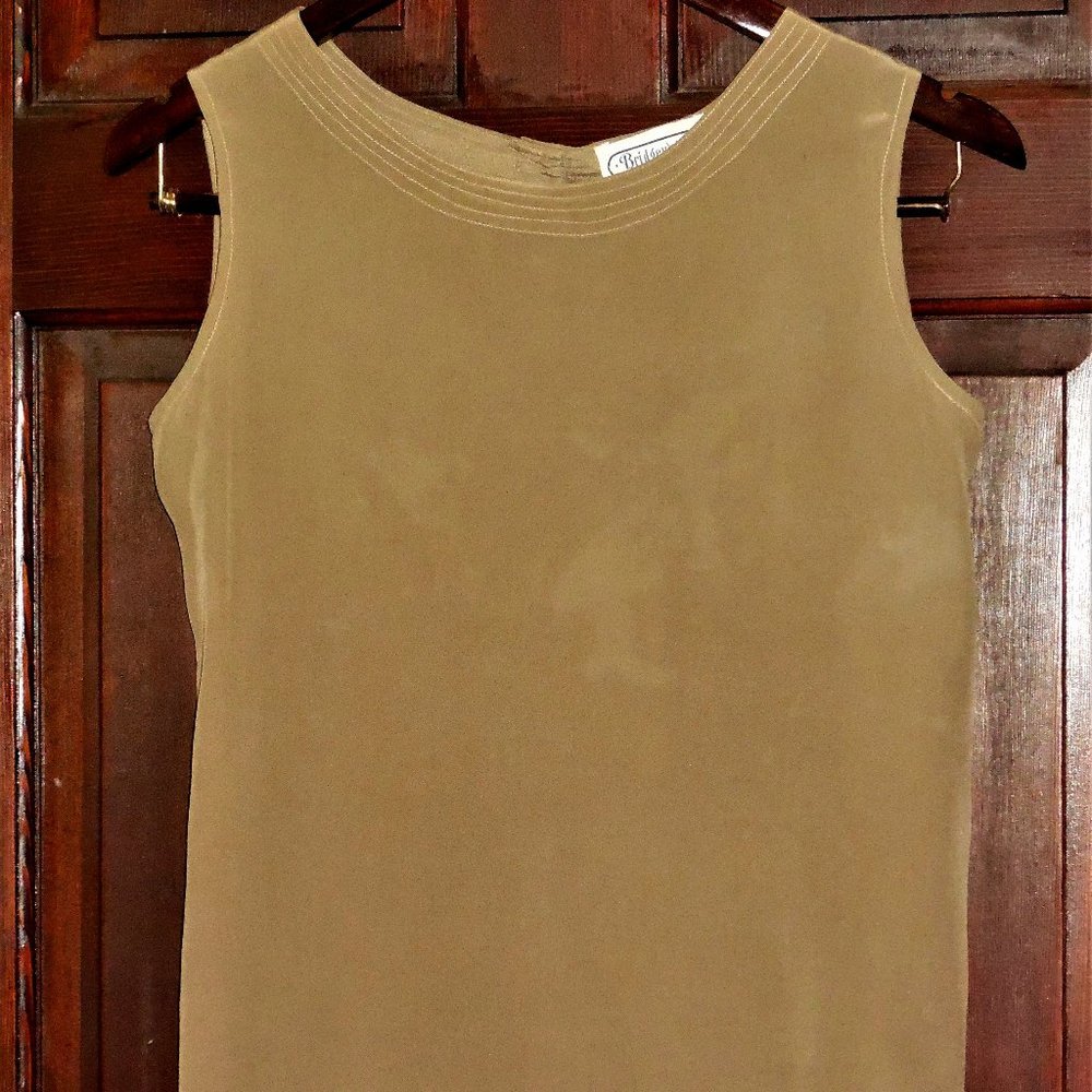 Silk sleeveless camisole top